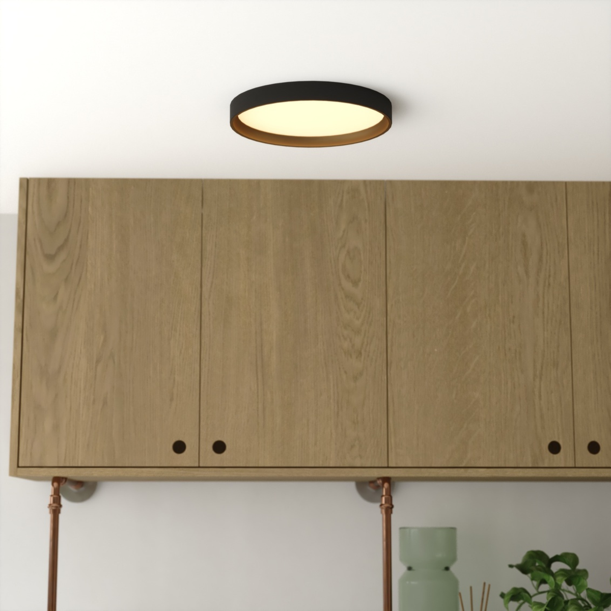 Darien 12-in. W LED Flush Mount