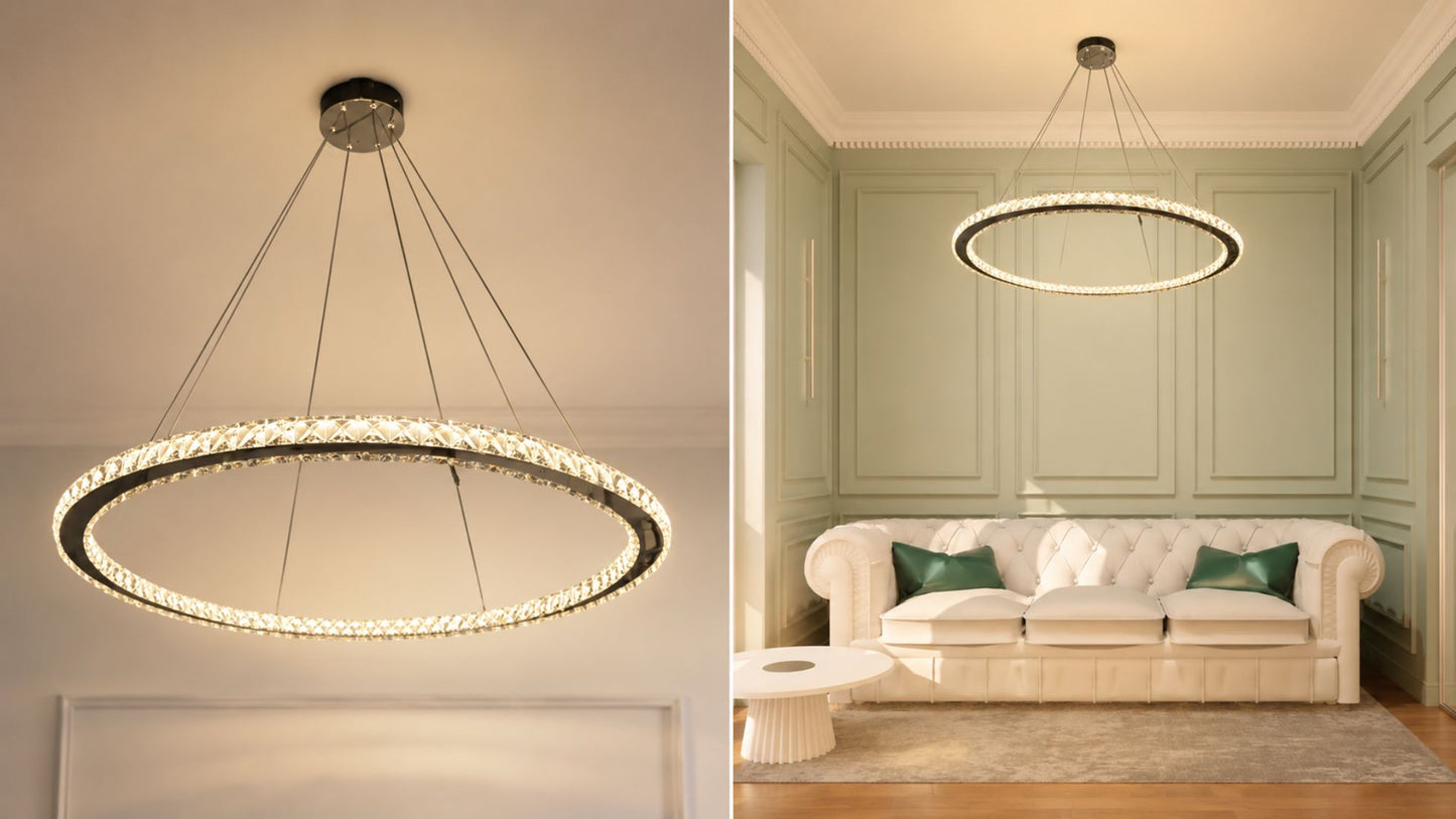 Aurelia 12-in. W LED Light Flush Mount Matte Black/Brushed Brass