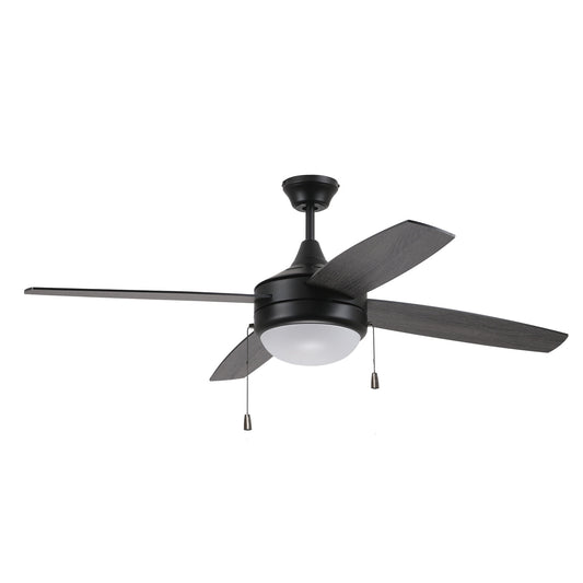 Phaze 52" Sculpted 4-Blade Ceiling Fan with Seamless LED Integration