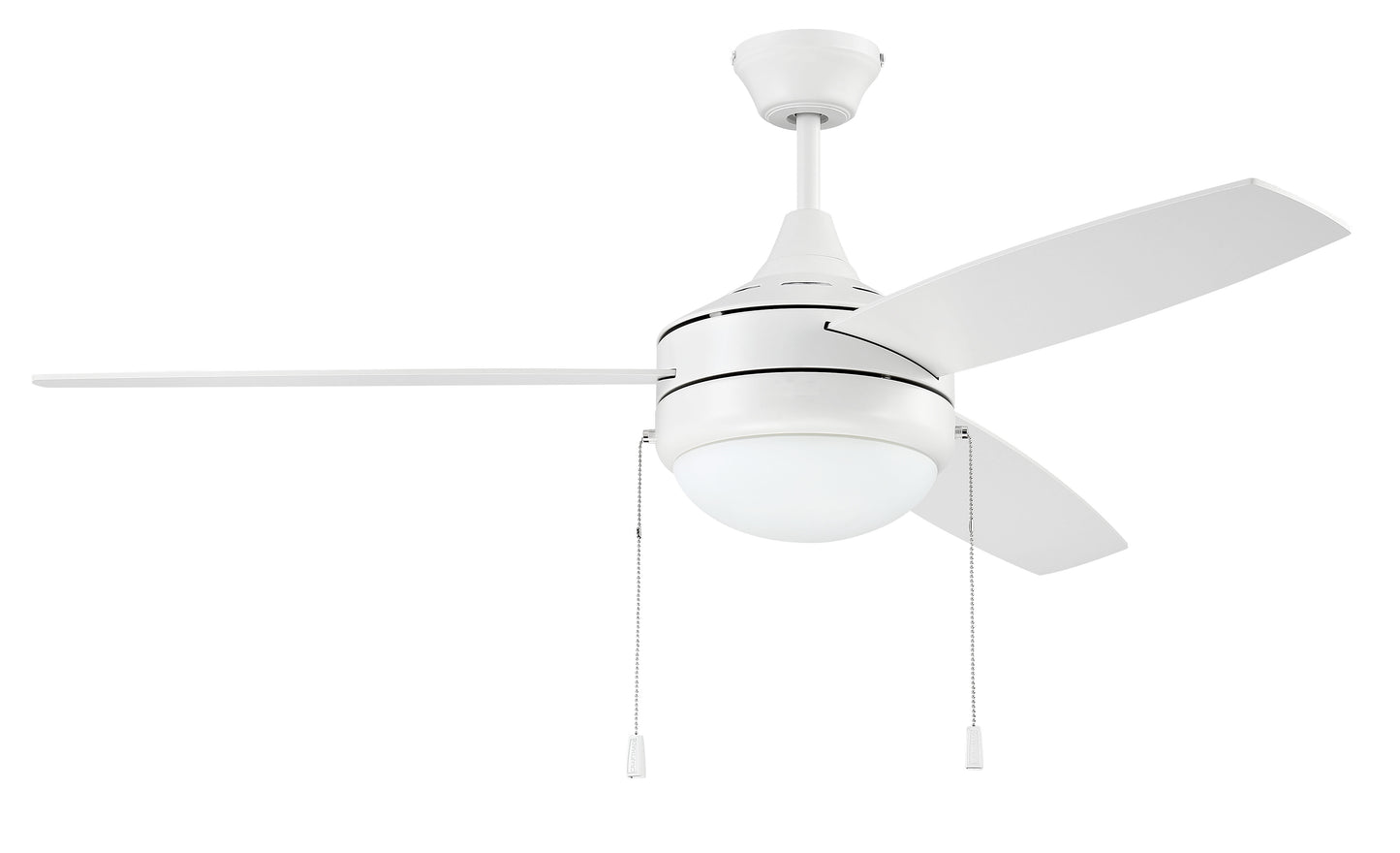 Phaze 52" Energy Star 3-Blade Modern Ceiling Fan with Integrated LED Light