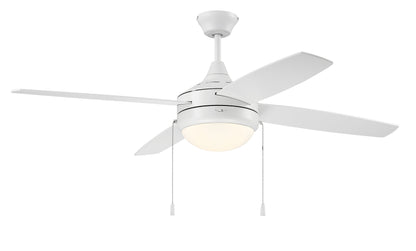Phaze 52" Energy Star Contemporary Ceiling Fan with LED Light & Streamlined Blade Design