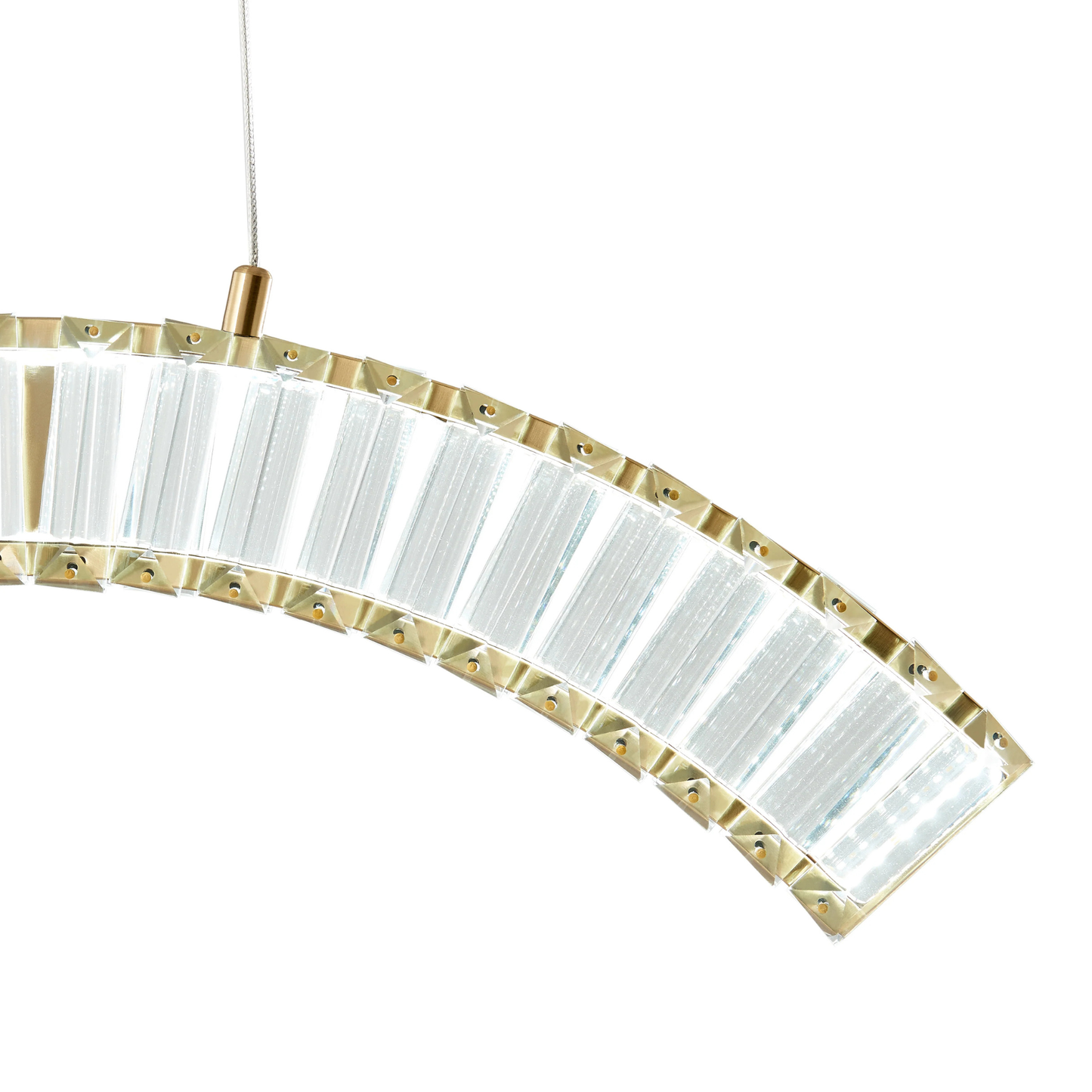 Sanford Single Chandelier Brushed Gold