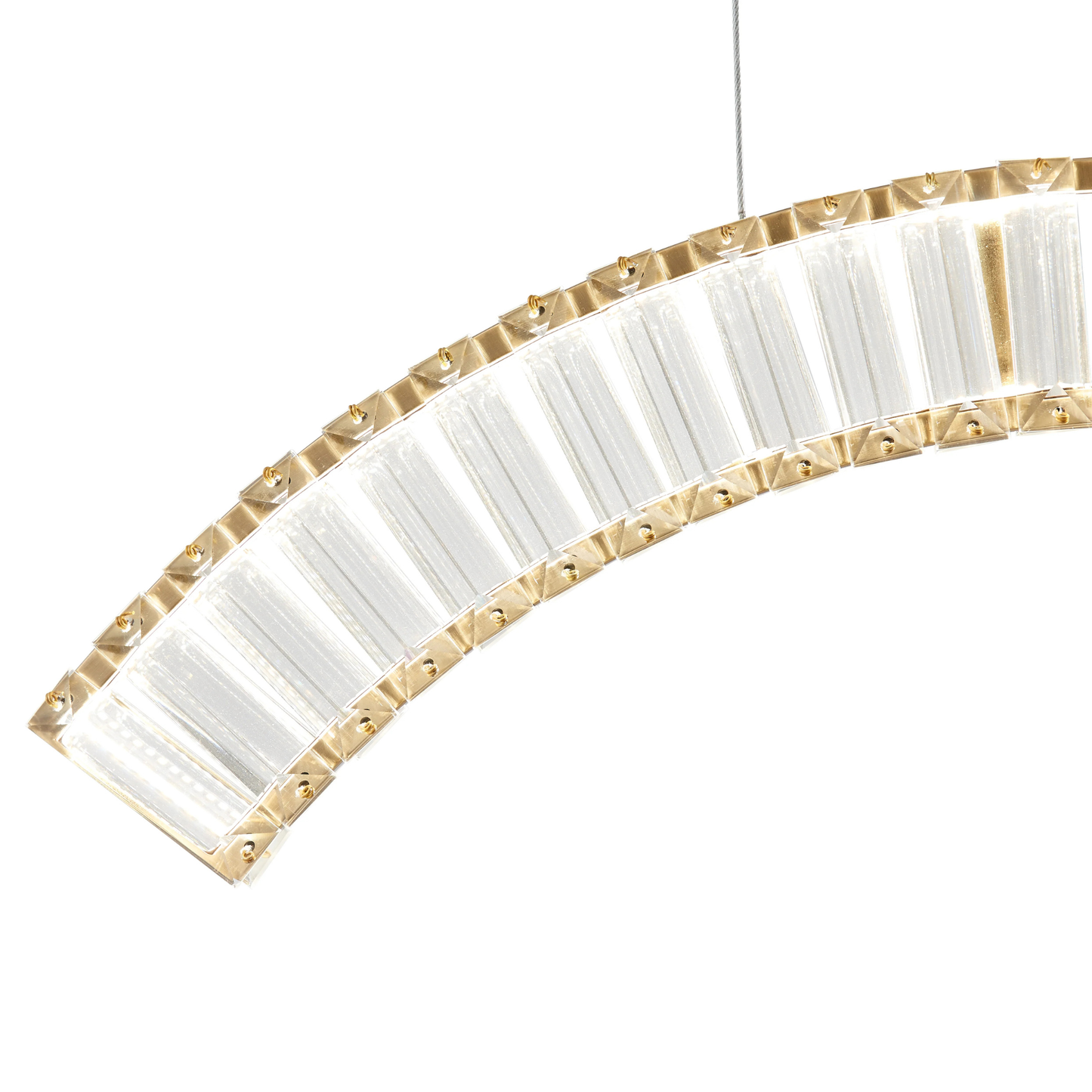 Sanford Triple Chandelier Brushed Gold