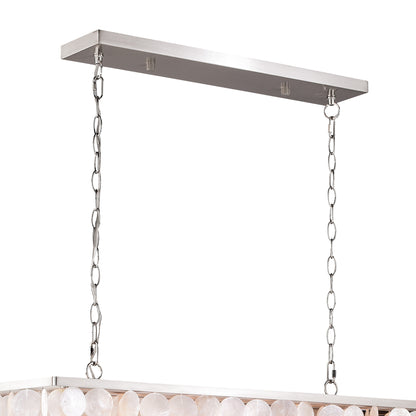 Elsa 5L Linear Chandelier Satin Nickel