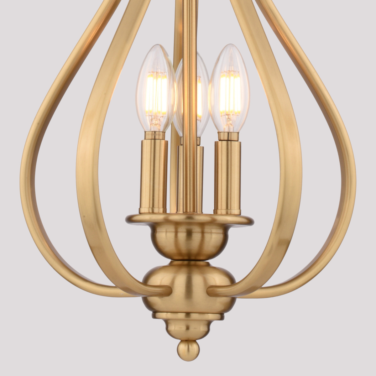 Monrovia 3 Light 11.25-in W Pendant Muted Brass