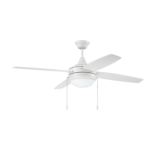 Phaze 4 52" 4-Blade Contemporary Ceiling Fan with Integrated LED Light