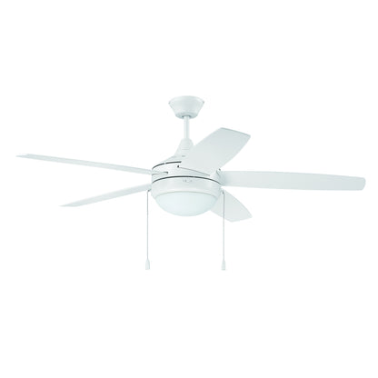 Phaze 4 52" 5-Blade Modern Ceiling Fan with LED Light & Sleek Housing