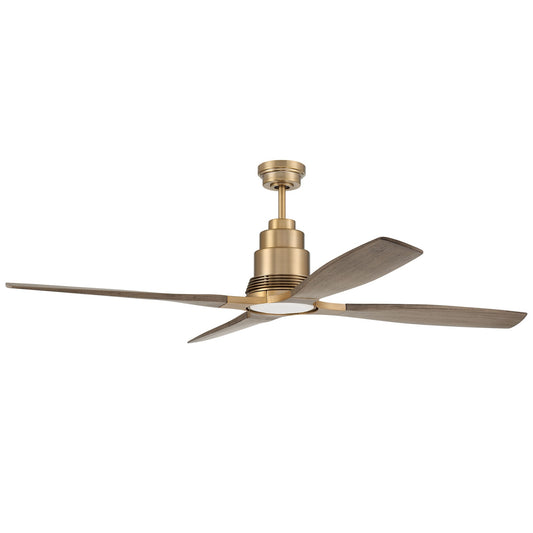 Ricasso 60Inch 4-Blade DC Ceiling Fan with Integrated LED Light