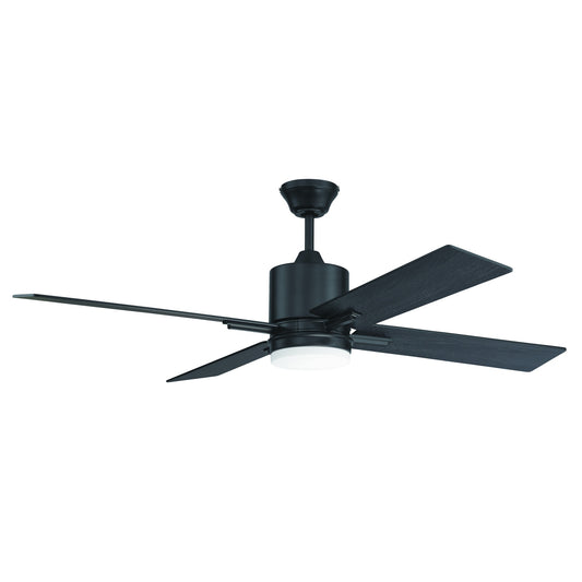 Teana 52-Inch 4-Blade Contemporary Ceiling Fan with Dimmable LED Light