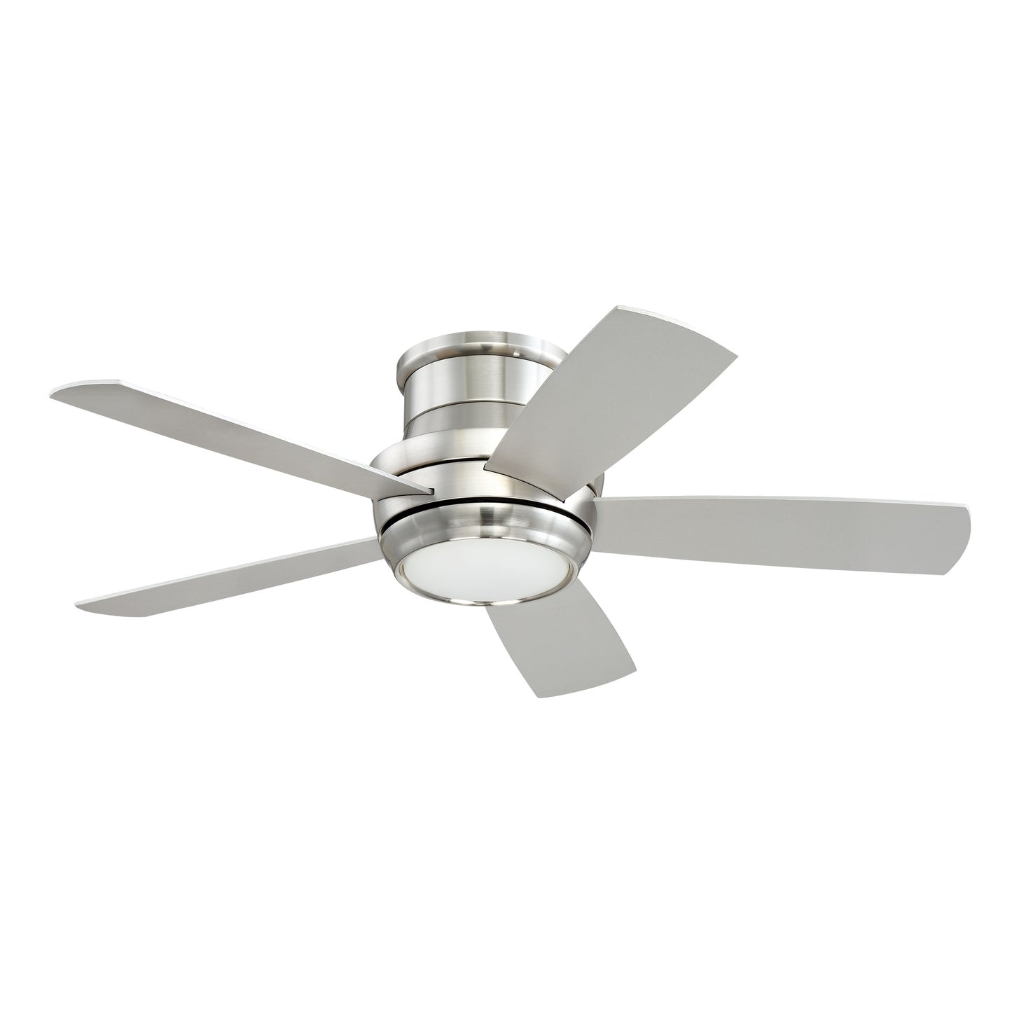 Tempo Hugger 44" Flush Mount Ceiling Fan with Space-Saving LED Light
