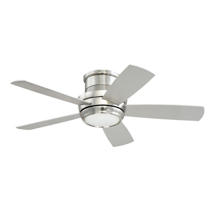 Tempo Hugger 44" Flush Mount Ceiling Fan with Space-Saving LED Light