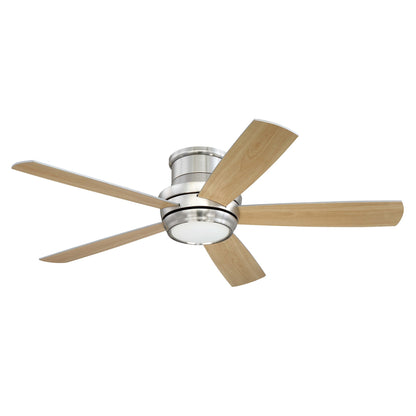 Tempo Hugger 52" Low-Profile Ceiling Fan with Integrated LED Module
