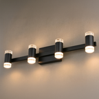Sunset Hill 26-in. W LED 4 Light Vanity Matte Black