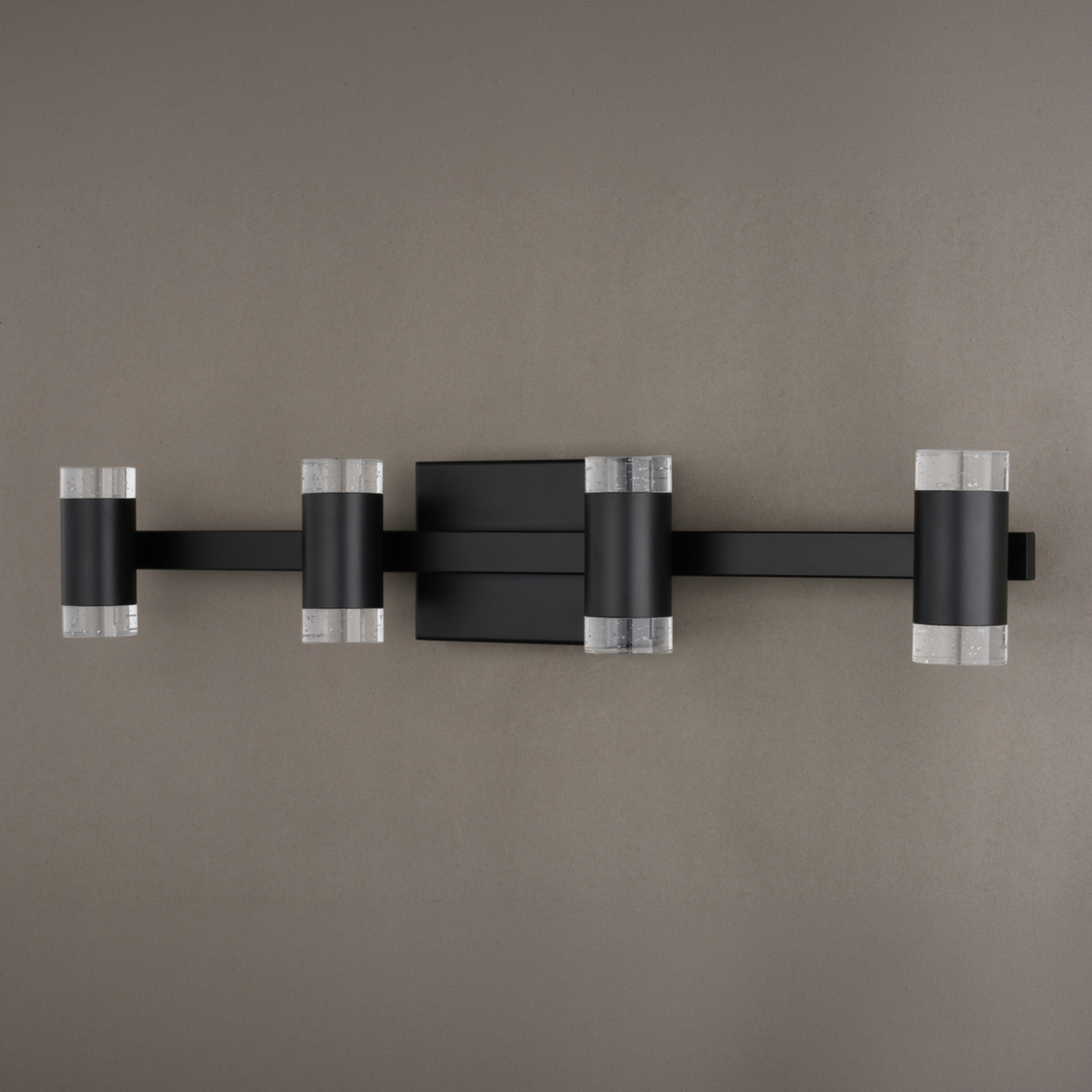 Sunset Hill 26-in. W LED 4 Light Vanity Matte Black
