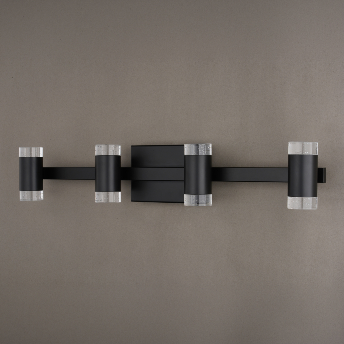Sunset Hill 26-in. W LED 4 Light Vanity Matte Black