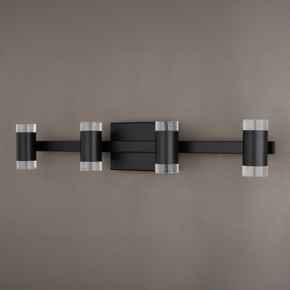 Sunset Hill 26-in. W LED 4 Light Vanity Matte Black