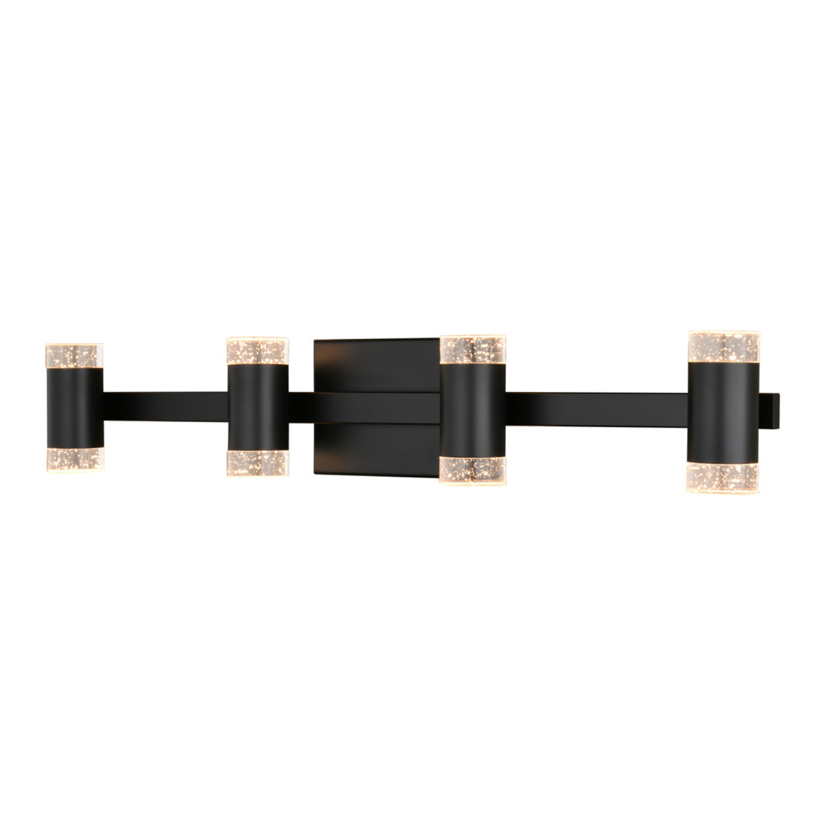 Sunset Hill 26-in. W LED 4 Light Vanity Matte Black