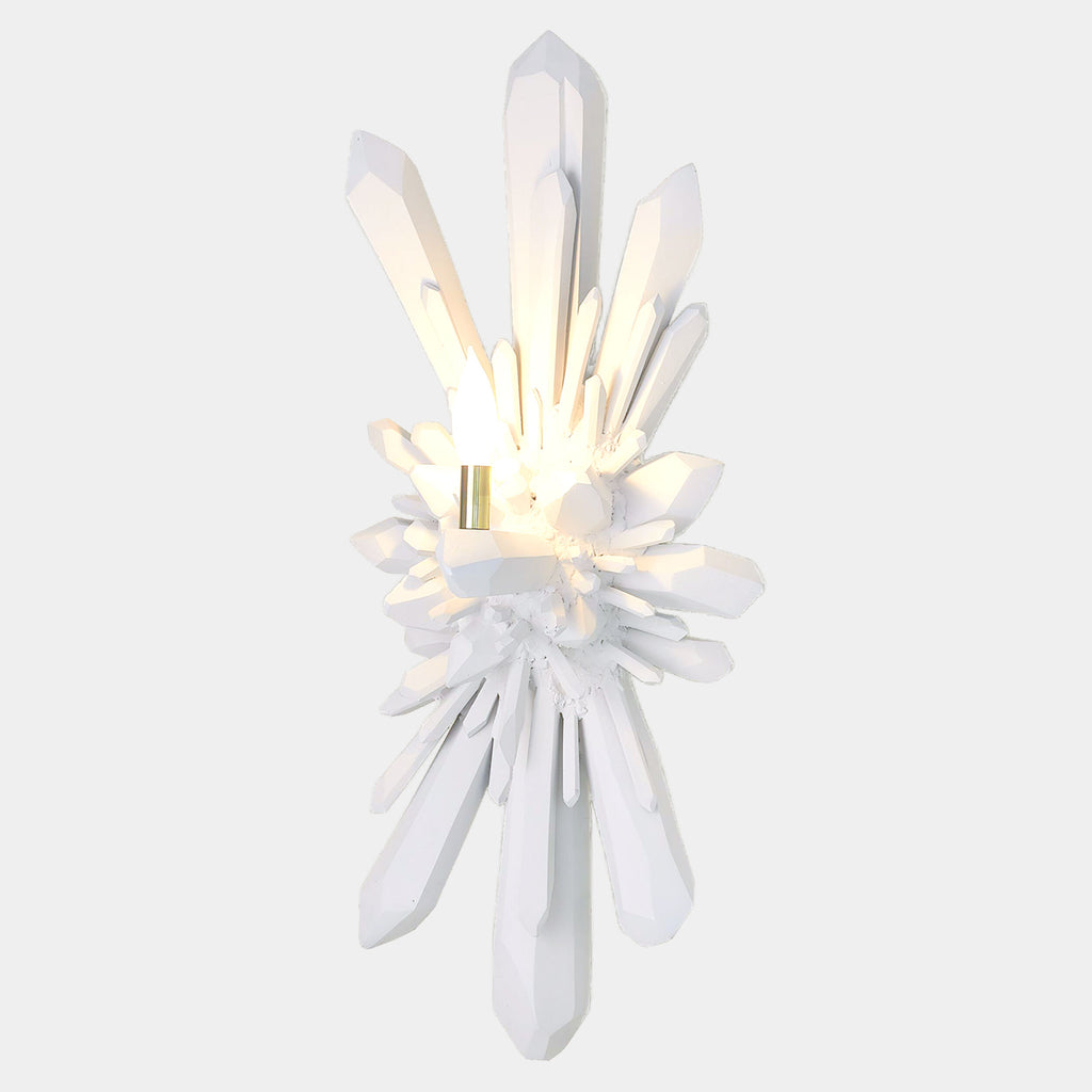 Global Views Chrystal Facet Wall Sconce detail view
