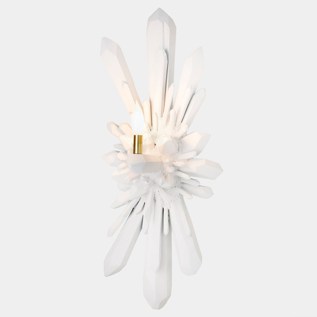 Global Views Chrystal Facet Wall Sconce detail view