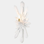 Global Views Chrystal Facet Wall Sconce detail view