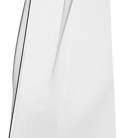 Acrylic Lace Floor Lamp Chrome - Orvon Lighting