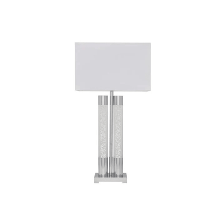 Acrylic Table Lamp Chrome - Orvon Lighting