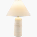 Surya Agate 14" L × 14" W × 21.5" H Accent Table Lamp – White additional view