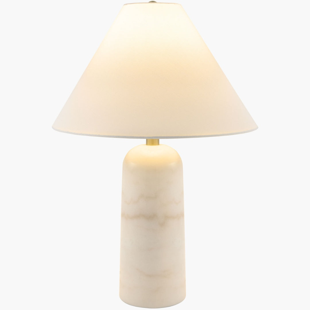 Surya Agate 14" L × 14" W × 21.5" H Accent Table Lamp – White additional view