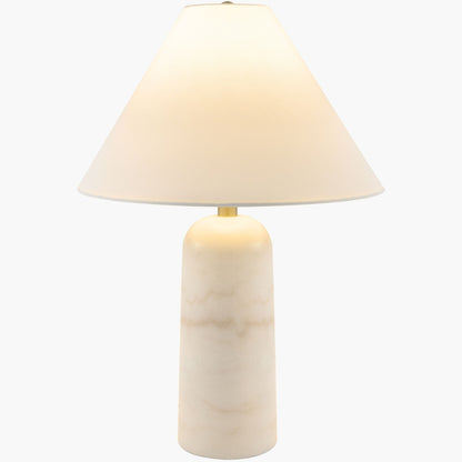Surya Agate 14" L × 14" W × 21.5" H Accent Table Lamp – White additional view