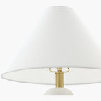 Surya Agate 14" L × 14" W × 21.5" H Accent Table Lamp – White additional view
