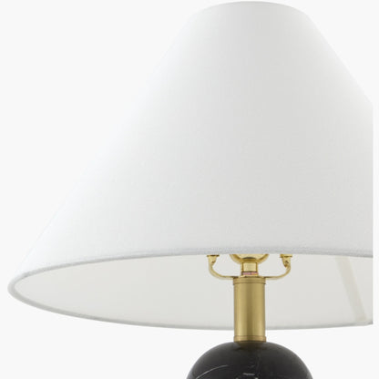 Surya Agate 14" L × 14" W × 21.5" H Accent Table Lamp – Black additional view