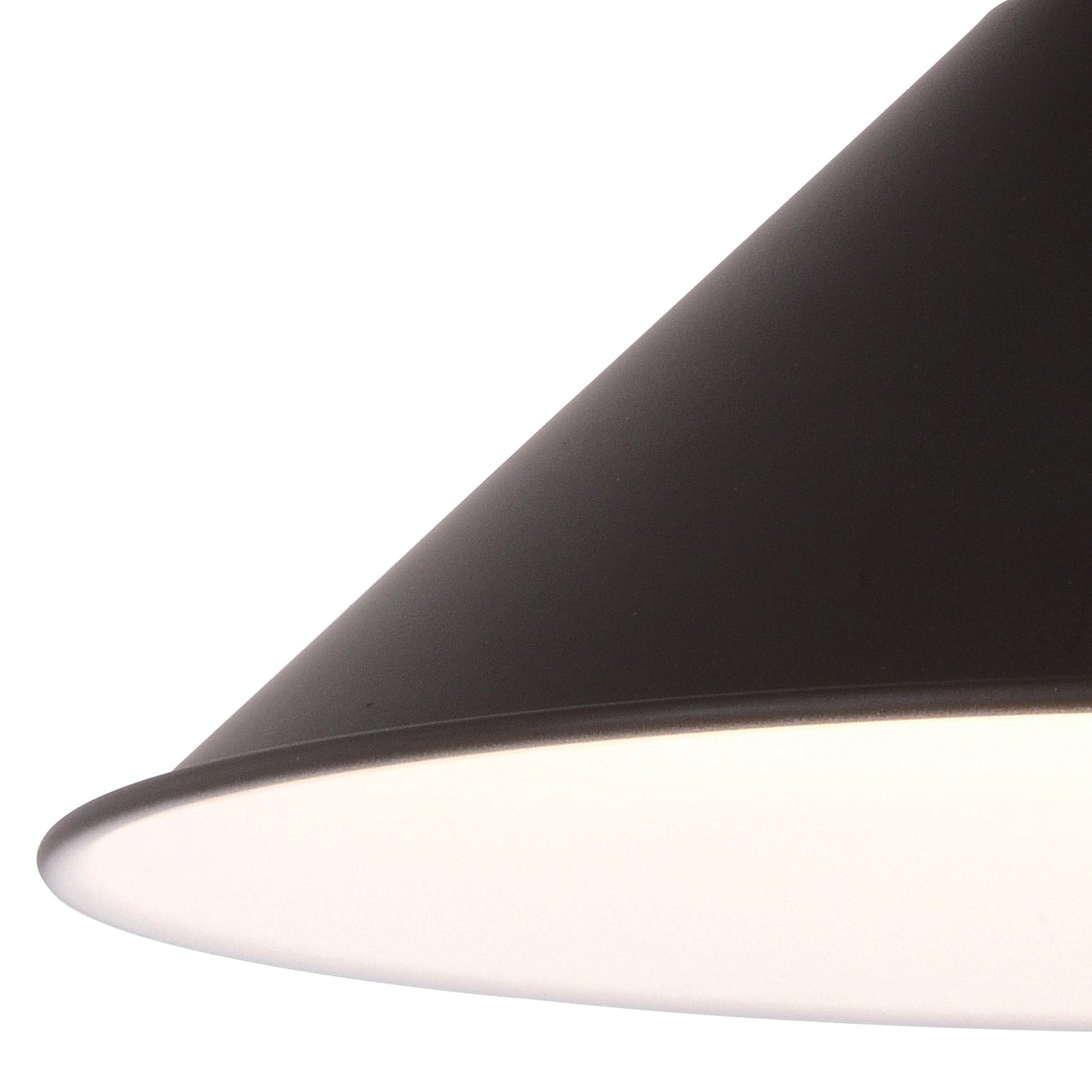 Akron 12 - in. 1 Light Pendant Oil Rubbed Bronze and Matte White - Orvon Lighting