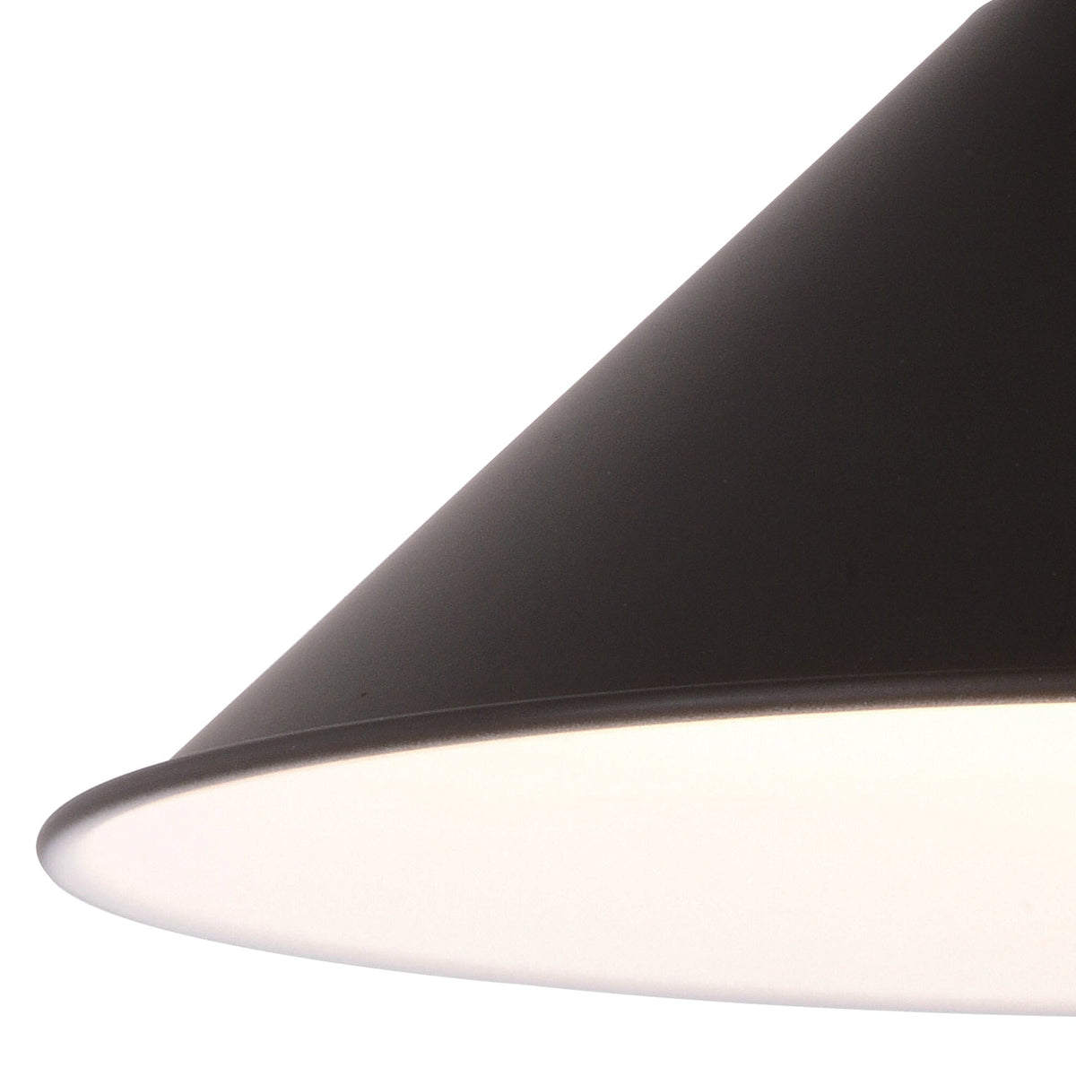Akron 12 - in. 1 Light Pendant Oil Rubbed Bronze and Matte White - Orvon Lighting