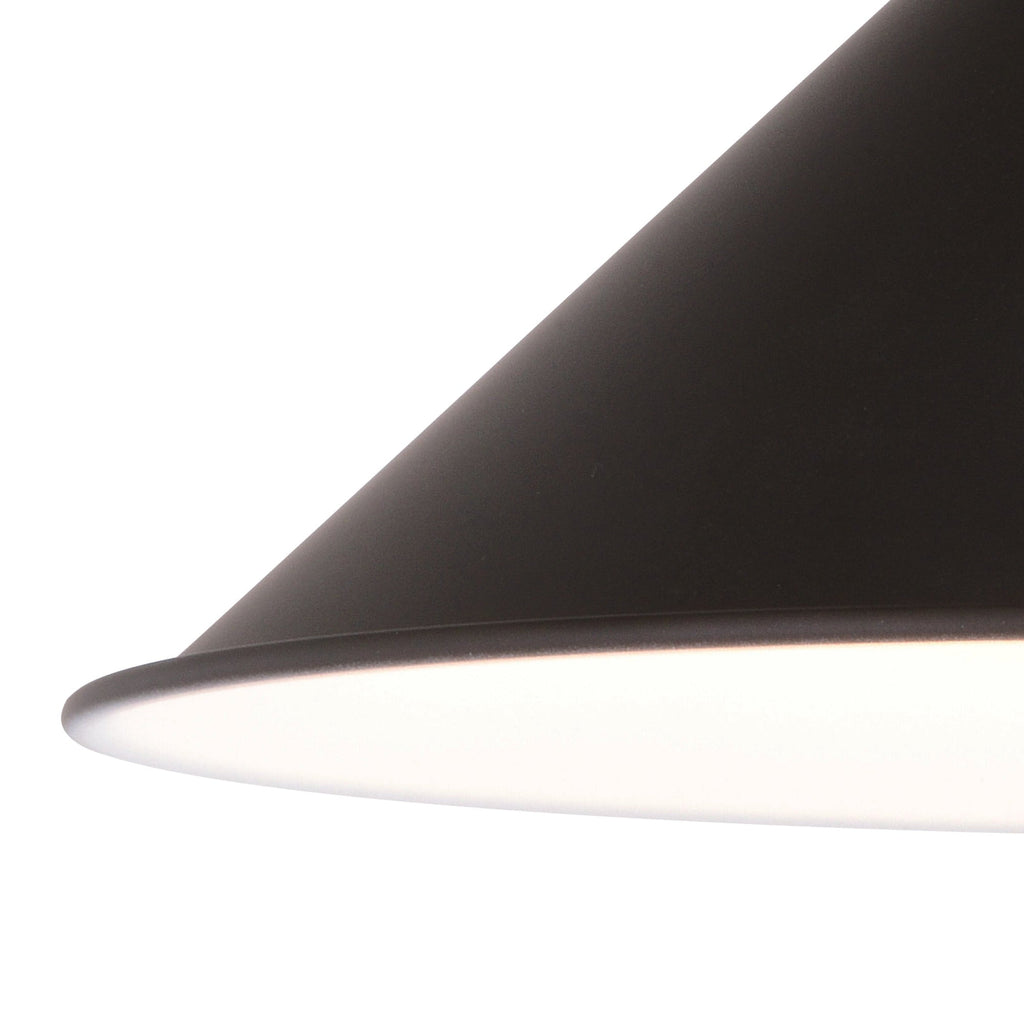 Akron 12 - in. 1 Light Semi - Flush Mount Oil Rubbed Bronze and Matte White - Orvon Lighting