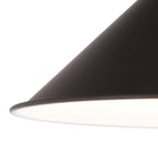Akron 12 - in. 1 Light Semi - Flush Mount Oil Rubbed Bronze and Matte White - Orvon Lighting