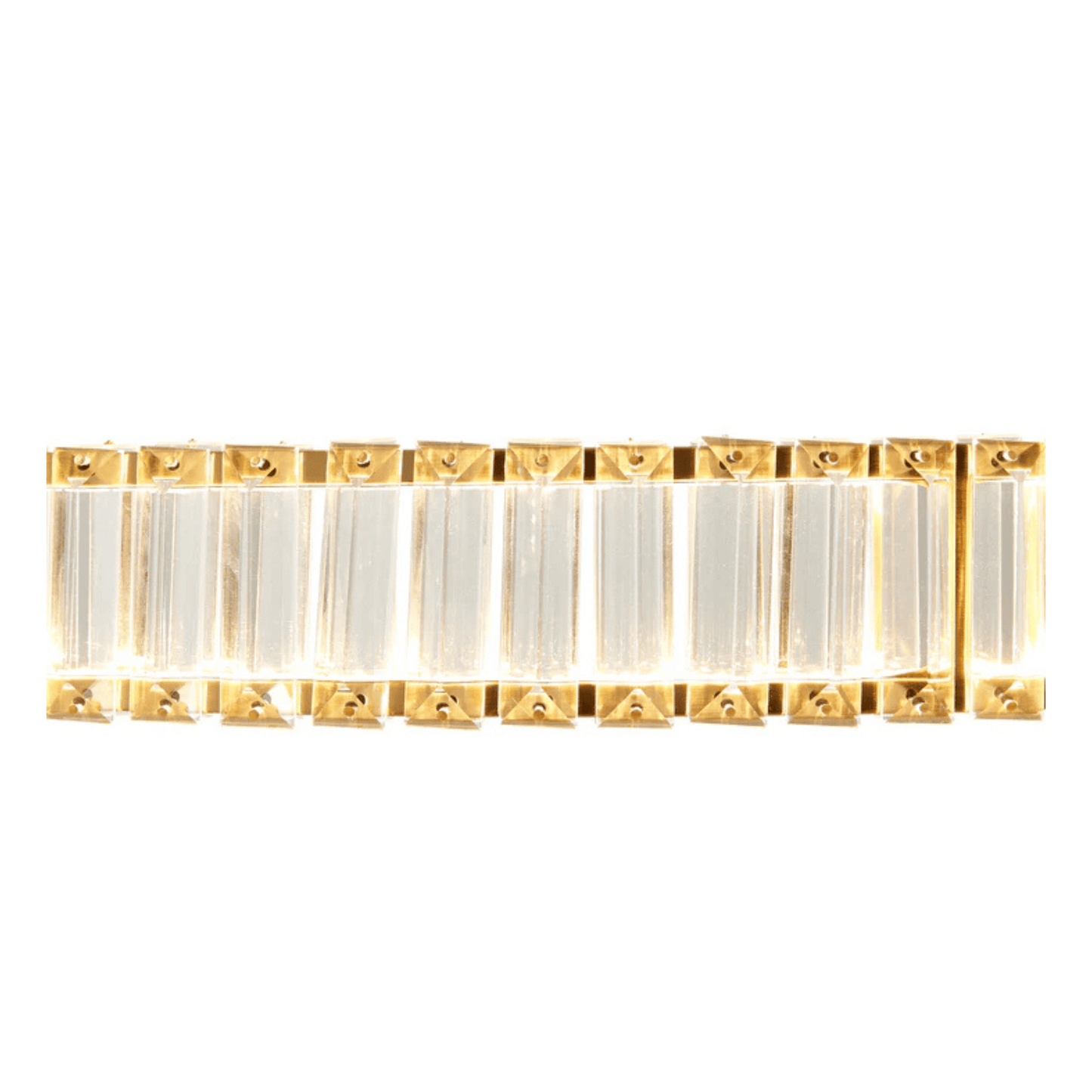 Alexandria Crystal Chandelier Brushed Gold - Orvon Lighting