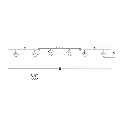 Alto 6 Light LED Directional Light - Orvon Lighting