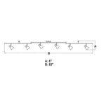 Alto 6 Light LED Directional Light - Orvon Lighting