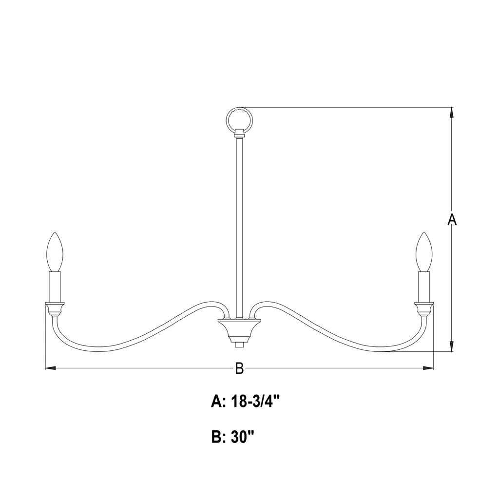 Annabelle 30 - in. W 6 Light Chandelier Muted Brass - Orvon Lighting