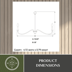 Annabelle 30 - in. W 6 Light Chandelier Muted Brass - Orvon Lighting