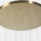 Global Views Leo Chandelier-20 Drop Round detail view