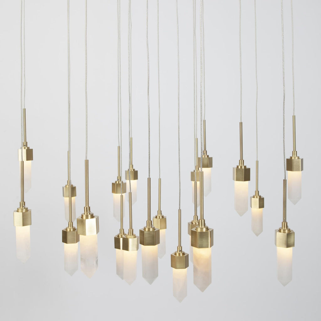 Global Views Leo Chandelier-20 Drop Round detail view
