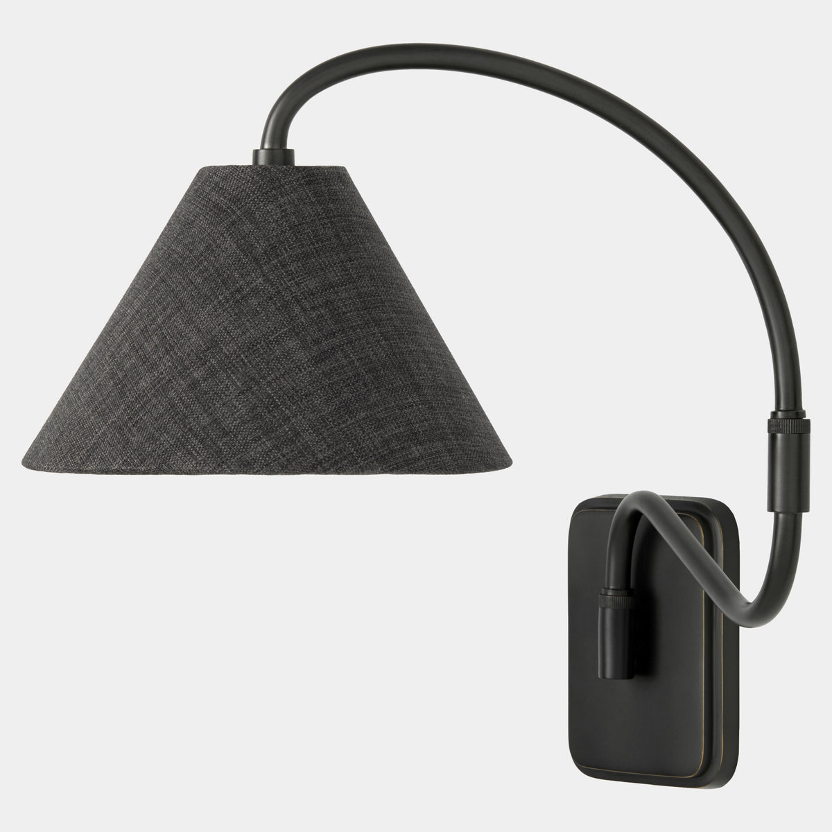 Global Views Swerve Adjustable Wall Sconce – Bronze additional product view