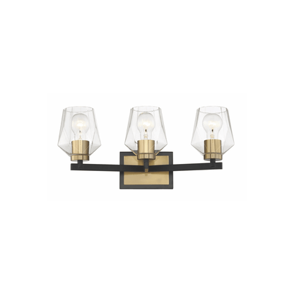 Avante Grand 3 Light 21 inch Vanity Light Wall Light 56903 - FBSB - Orvon Lighting