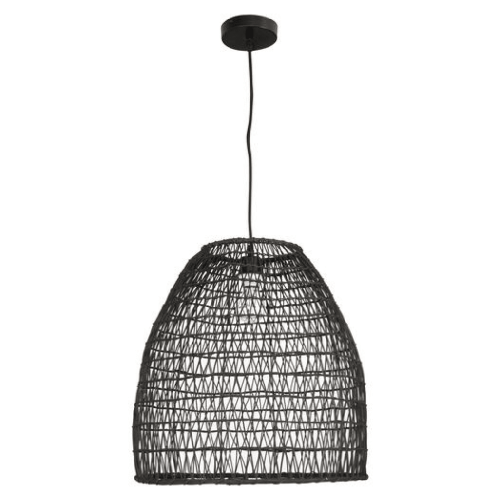 Bejamin 1 Light 18 inch Matte Black Pendant Ceiling Light - Orvon Lighting