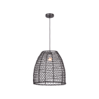 Bejamin 1 Light 18 inch Matte Black Pendant Ceiling Light - Orvon Lighting