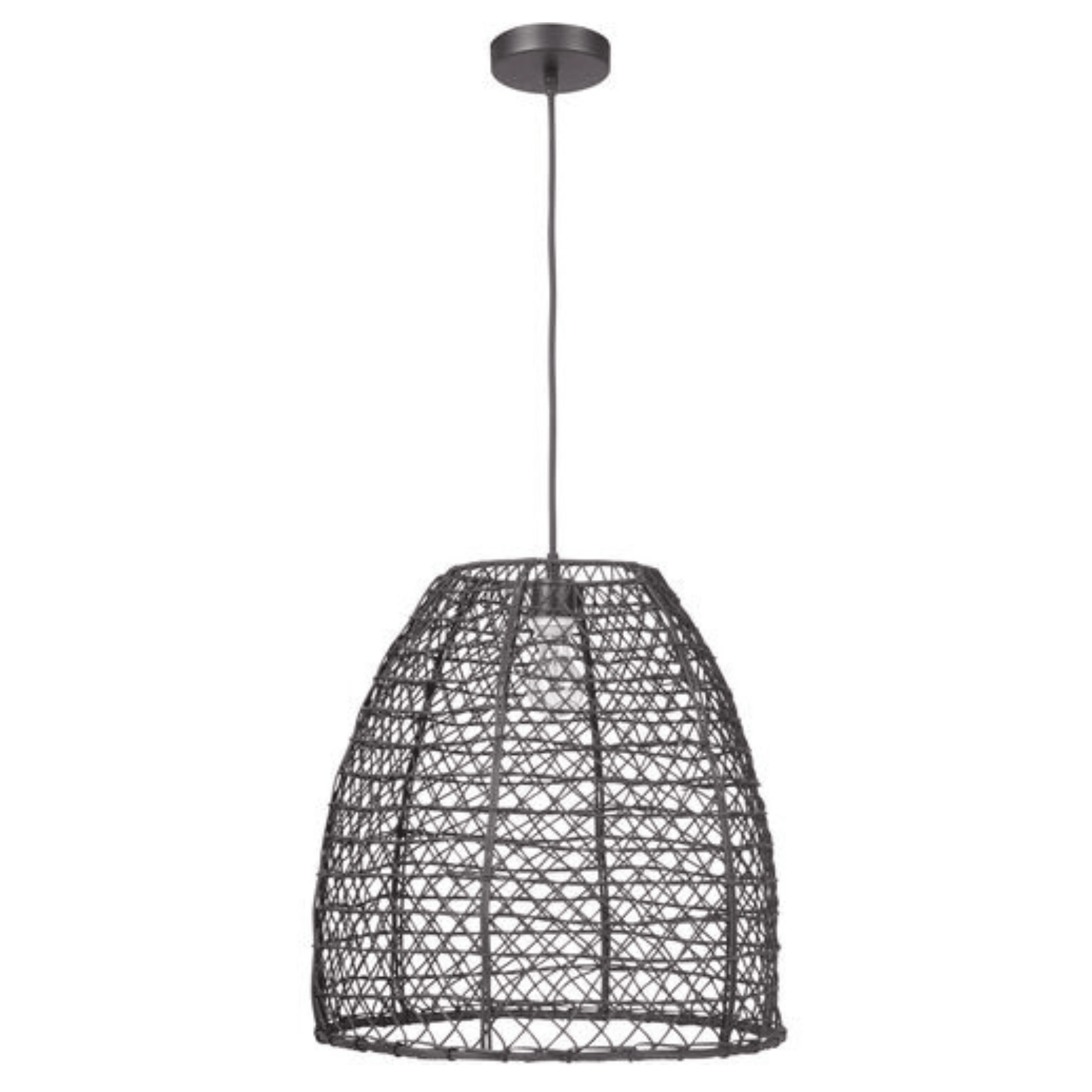 Bejamin 1 Light 18 inch Matte Black Pendant Ceiling Light - Orvon Lighting