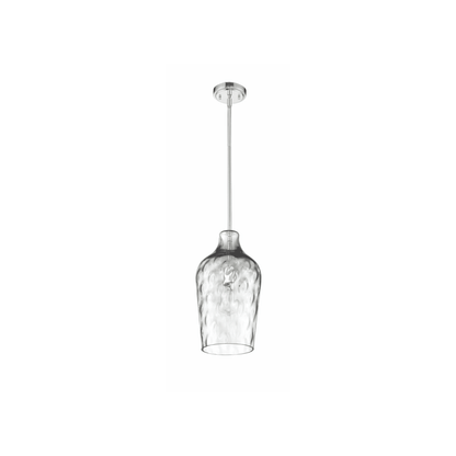 Bejamin 1 Light 9 inch Brushed Polished Nickel Pendant Ceiling Light - Orvon Lighting