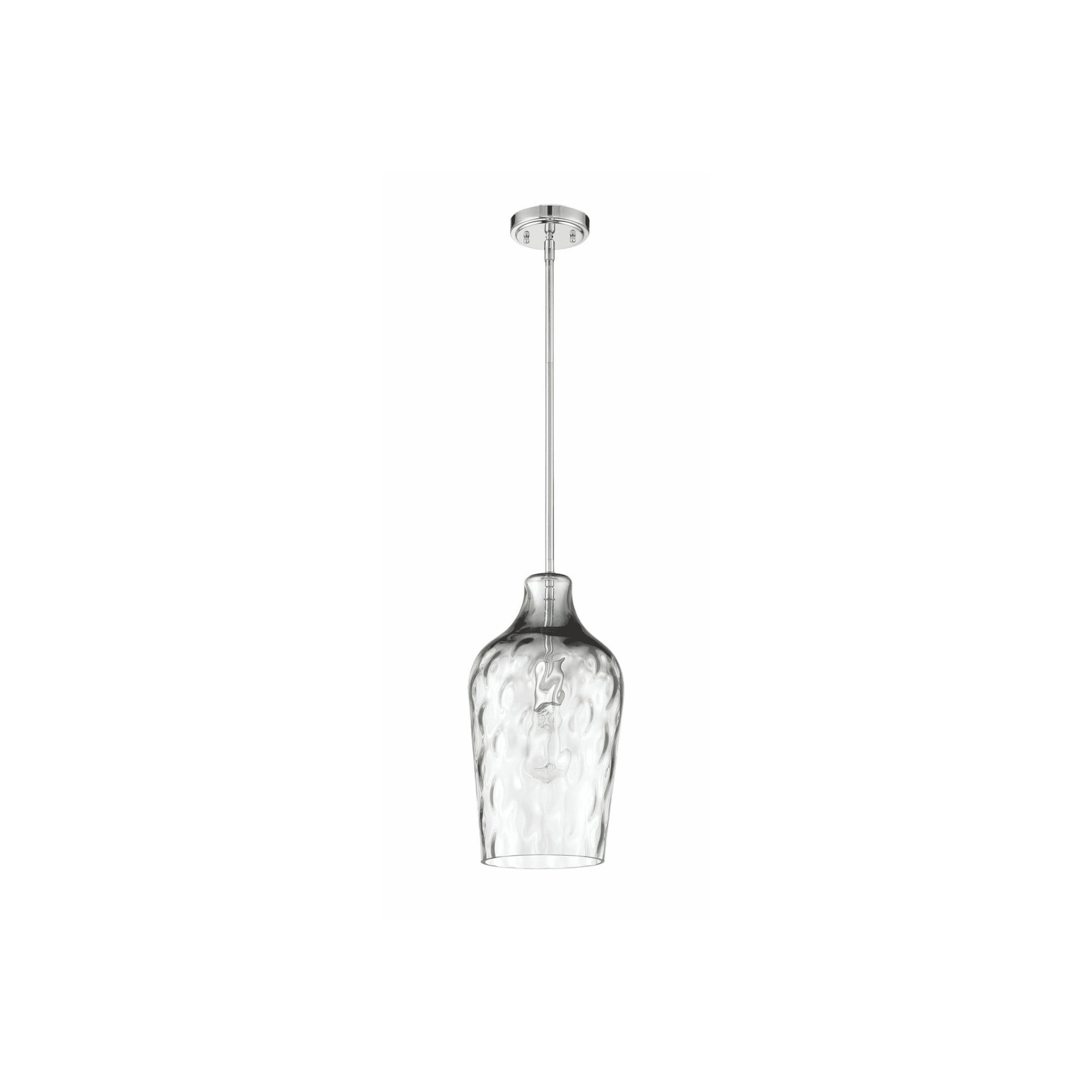 Bejamin 1 Light 9 inch Brushed Polished Nickel Pendant Ceiling Light - Orvon Lighting