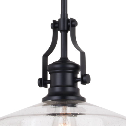 Beloit 12 - in. Pendant Matte Black - Orvon Lighting